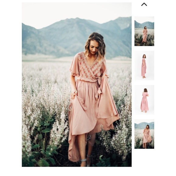 Piper and Scoot Parklan Mauve Dress - Picture 2 of 2